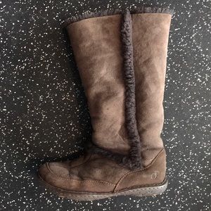 Real fur børn boots